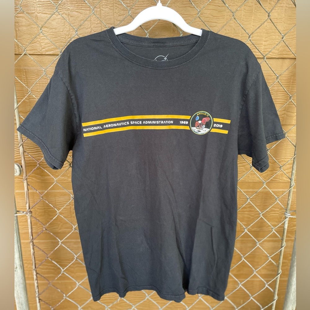Neon Riot NASA Apollo Stripe Mens Tee